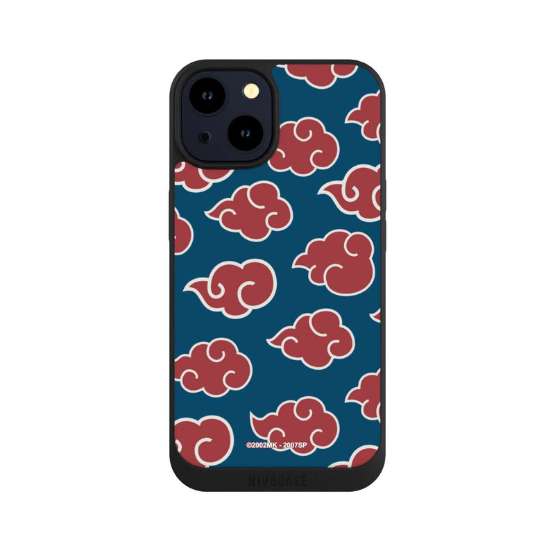 iPhone 14 NIVOpure Akatsuki Pattern Blue