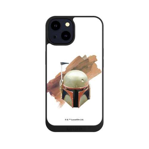 Apple iPhone 14 NIVOpure Boba Fett Helm Weiß