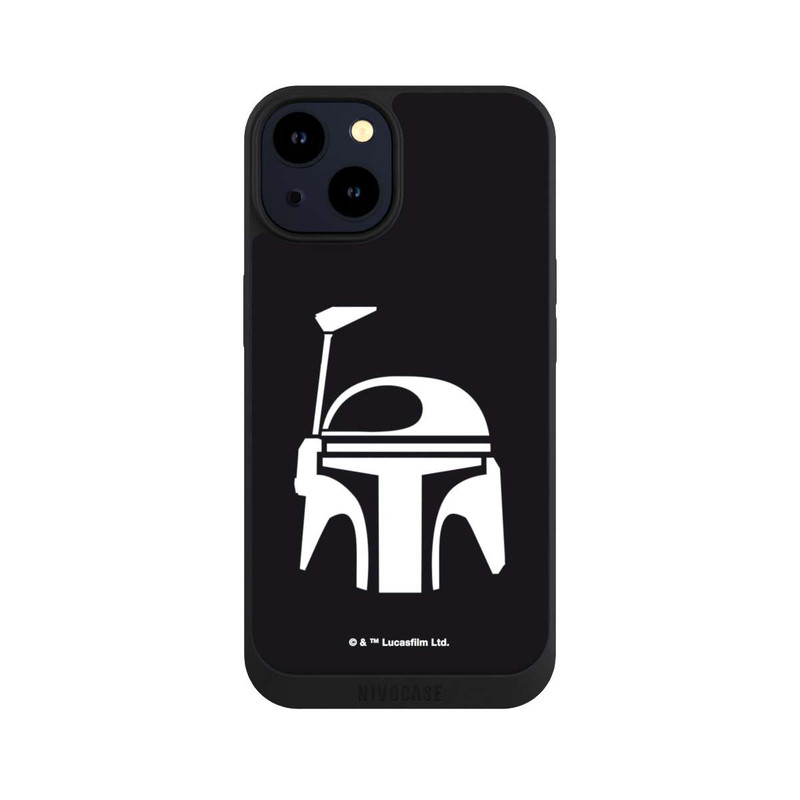 iPhone 14 NIVOpure Casque Boba Fett Noir