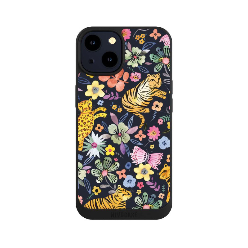 iPhone 14 NIVOpure Spring Tigers Flowers Black