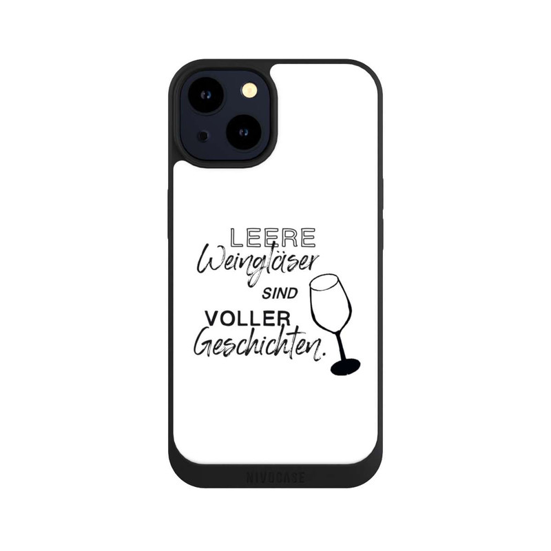 iPhone 14 NIVOpure Leere Weingläser