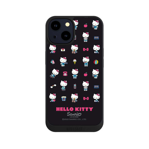 Apple iPhone 14 NIVOpure Hello Kitty 90s Schwarz