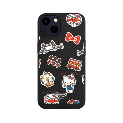 Apple iPhone 14 NIVOpure Hello Kitty Londoner Abzeichen Transparent