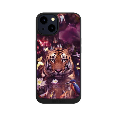 Apple iPhone 14 NIVOpure Tiger Blumenrahmen