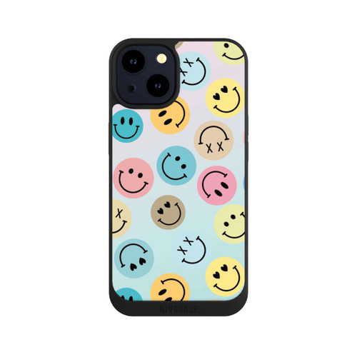 Apple iPhone 14 NIVOpure Smiles Emotes Pattern Colorful