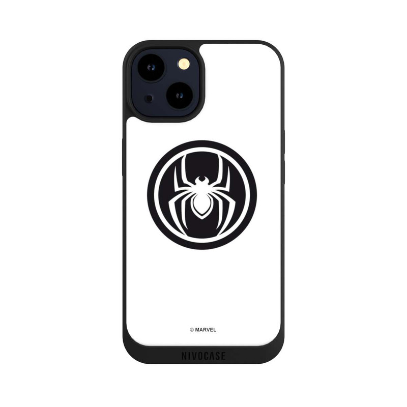 iPhone 14 NIVOpure Spider-Man Spider Logo White
