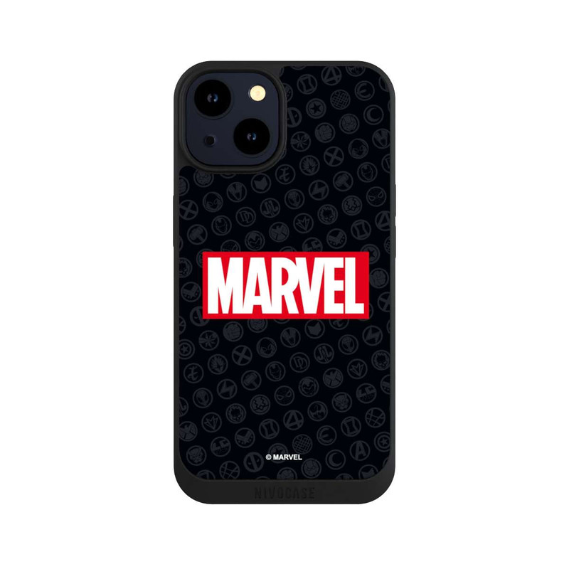 iPhone 14 NIVOpure Marvel Logo Black Red 