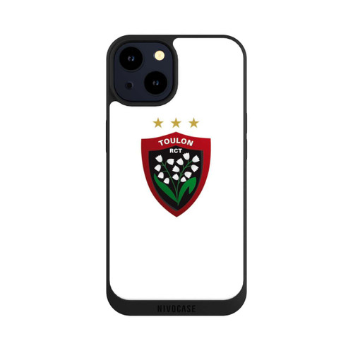 Apple iPhone 14 NIVOpure Logo RC Toulonnais Blanc