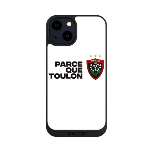 Apple iPhone 14 NIVOpure RC Toulonnais PQT Blanc