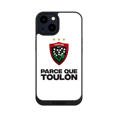 Apple iPhone 14 NIVOpure RC Toulonnais Blanc