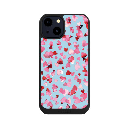 Apple iPhone 14 NIVOpure Saint Valentin Amour Coeurs Rose Bleu