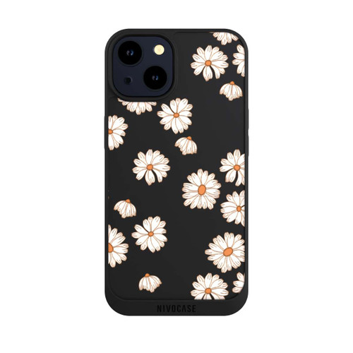 Apple iPhone 14 NIVOpure Flowerpower Wallpaper White