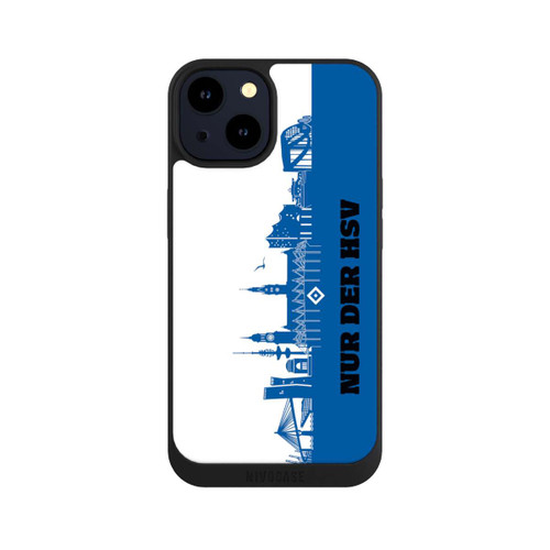 Apple iPhone 14 NIVOpure HSV Skyline Blau Weiß