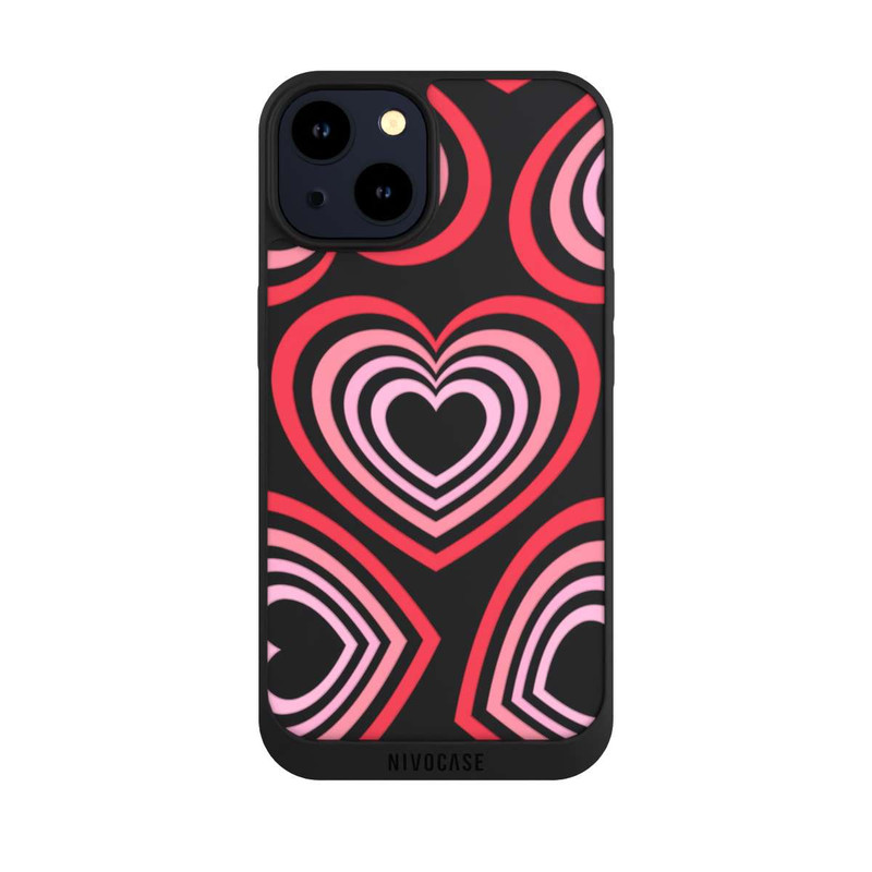 iPhone 14 NIVOpure Hearts Transparent