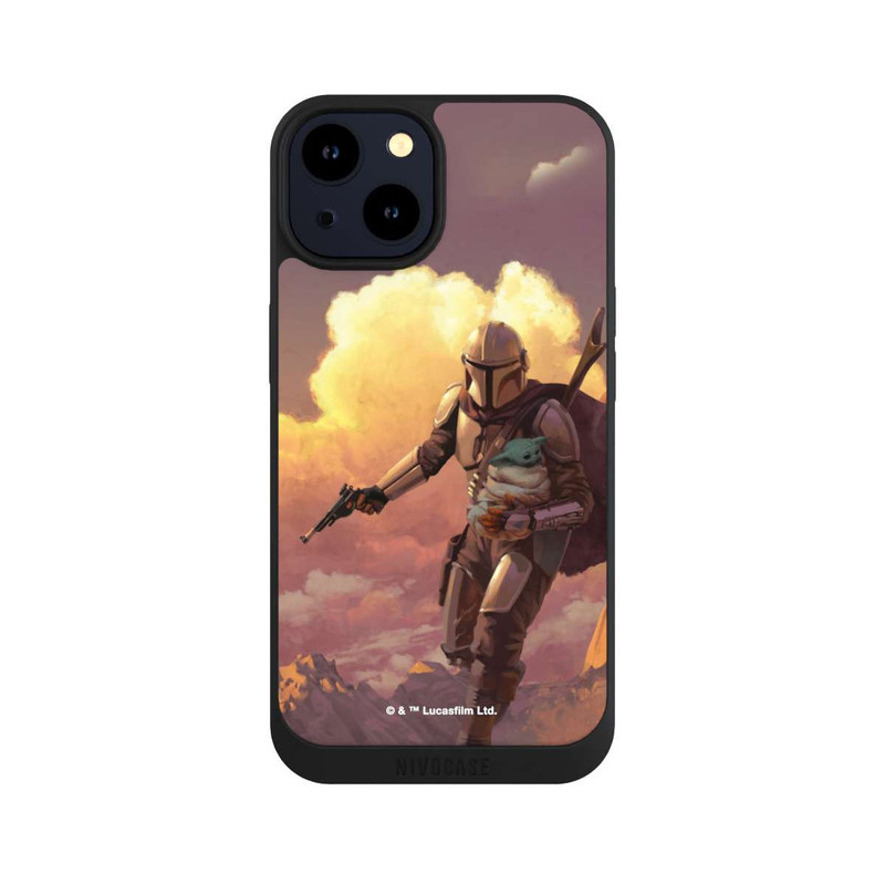 iPhone 14 NIVOpure The Mandalorian And Grogu Sunset Clouds