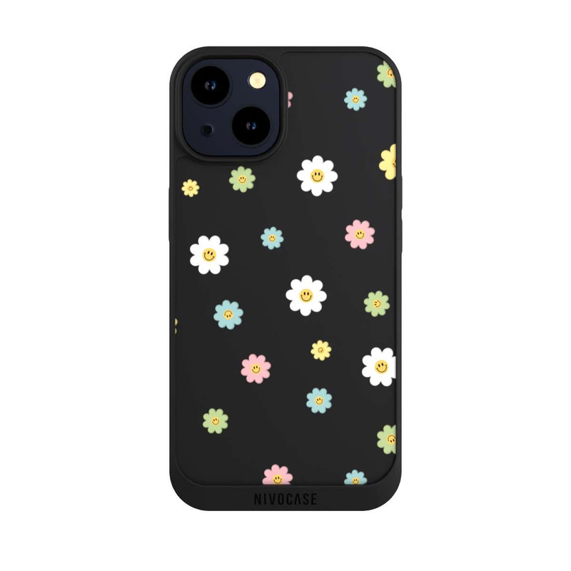 iPhone 14 NIVOpure Flower Power Small Transparent