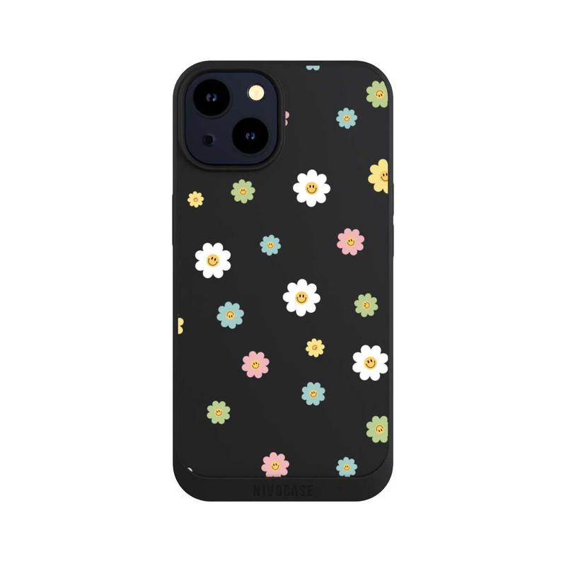 iPhone 14 NIVOpure Flower Power klein transparent