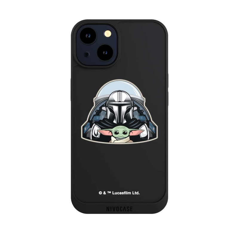 iPhone 14 NIVOpure Mando and Grogu Transparent