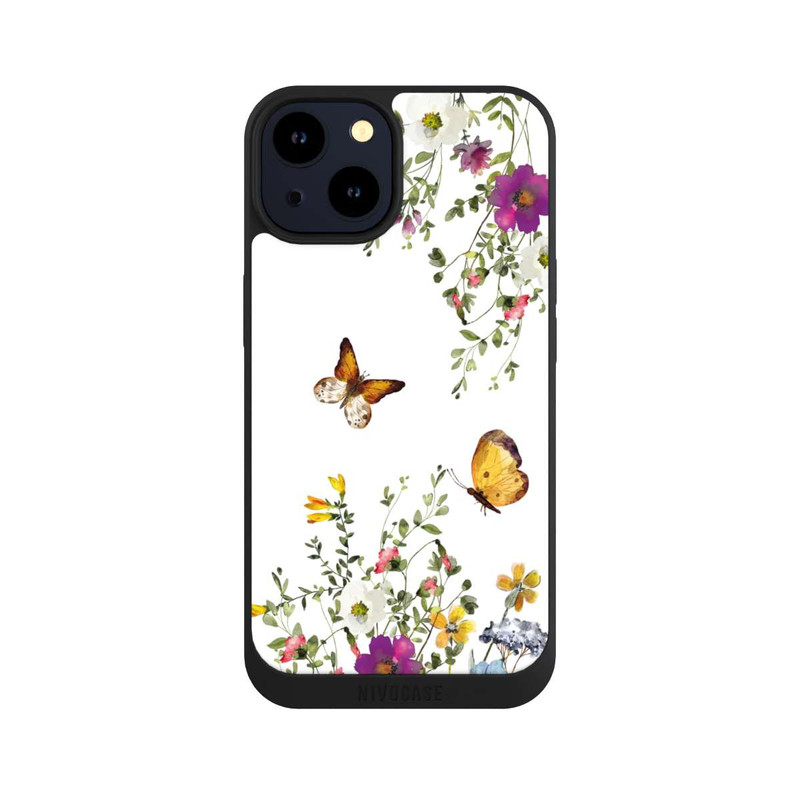 iPhone 14 NIVOpure Butterflies And Colorful Flowers