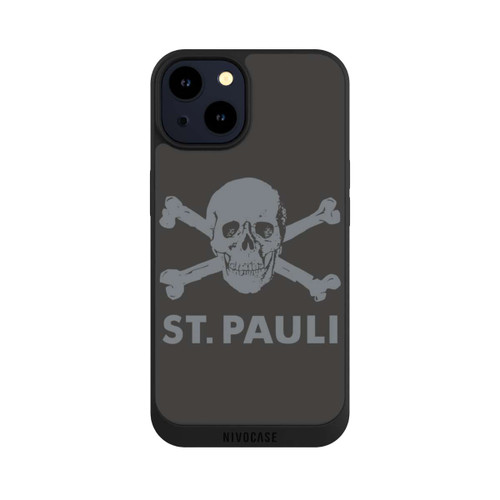 Apple iPhone 14 NIVOpure FC St. Pauli Logo Grau