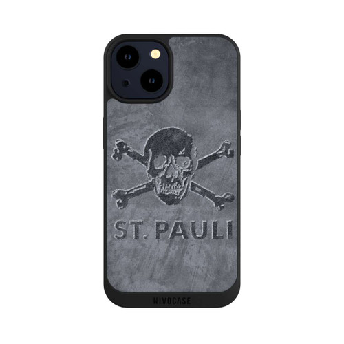 Apple iPhone 14 NIVOpure FC St. Pauli Grau Beton