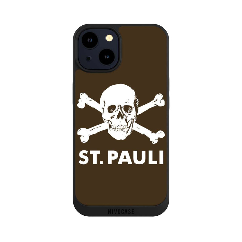 iPhone 14 NIVOpure FC St. Pauli Logo Braun