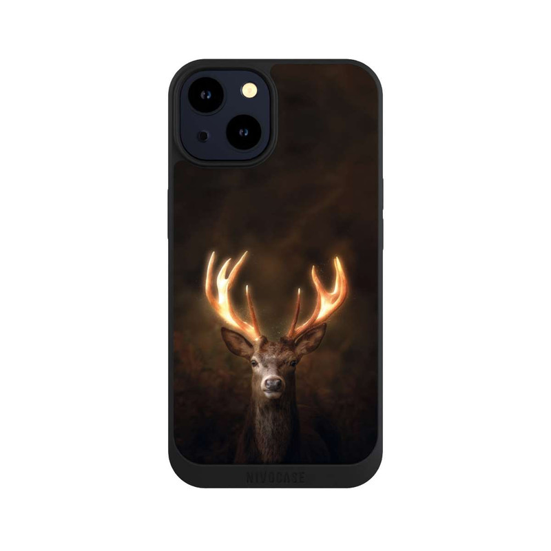 iPhone 14 NIVOpure Hirsch Goldenes Geweih