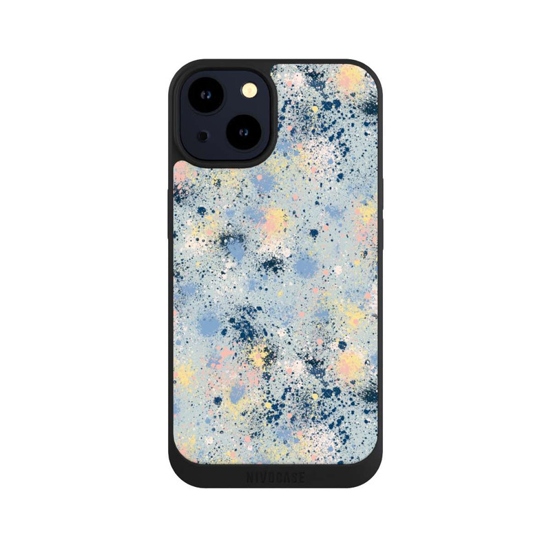 iPhone 14 NIVOpure Ink Dripping Dust Texture Blue