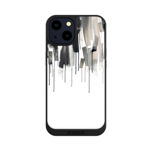 Apple iPhone 14 NIVOpure Watery Stripes Japandi Black