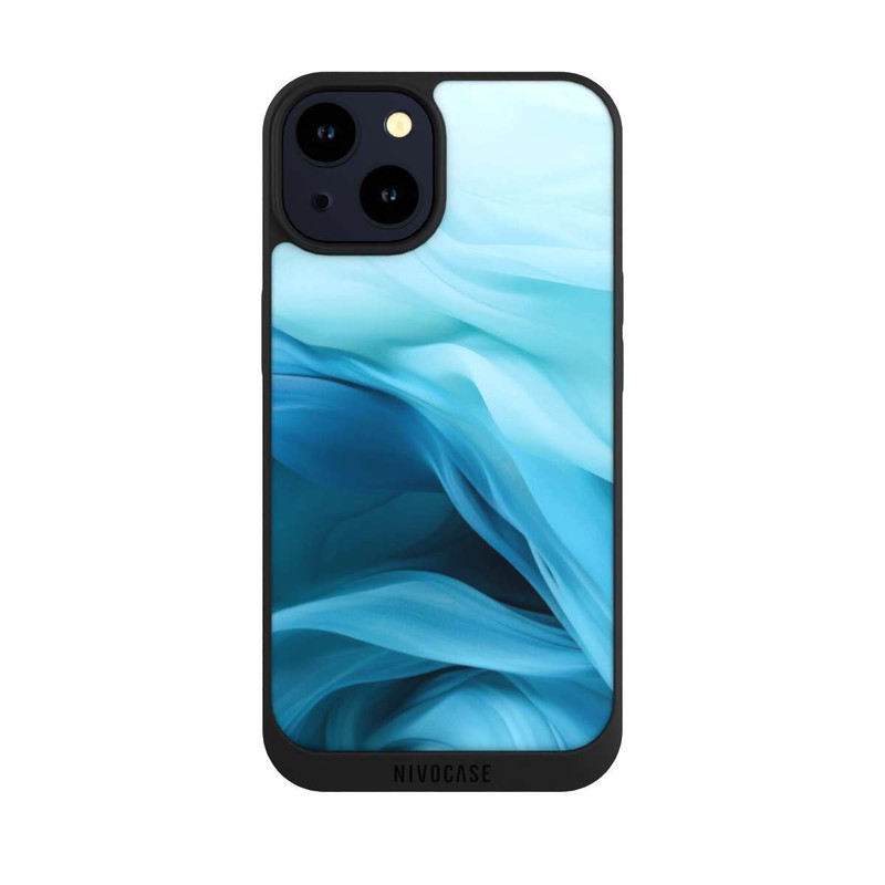 iPhone 14 NIVOpure Smooth Blue Texture