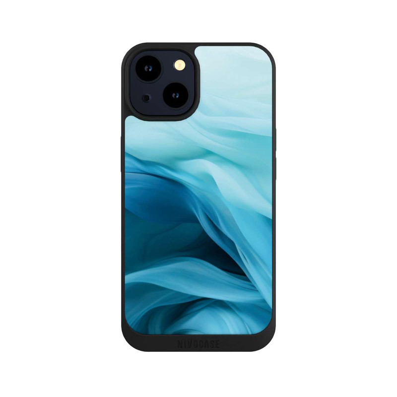 iPhone 14 NIVOpure Smooth Blue Texture