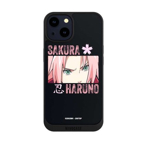 Apple iPhone 14 NIVOpure Sakura Haruno Gros plan