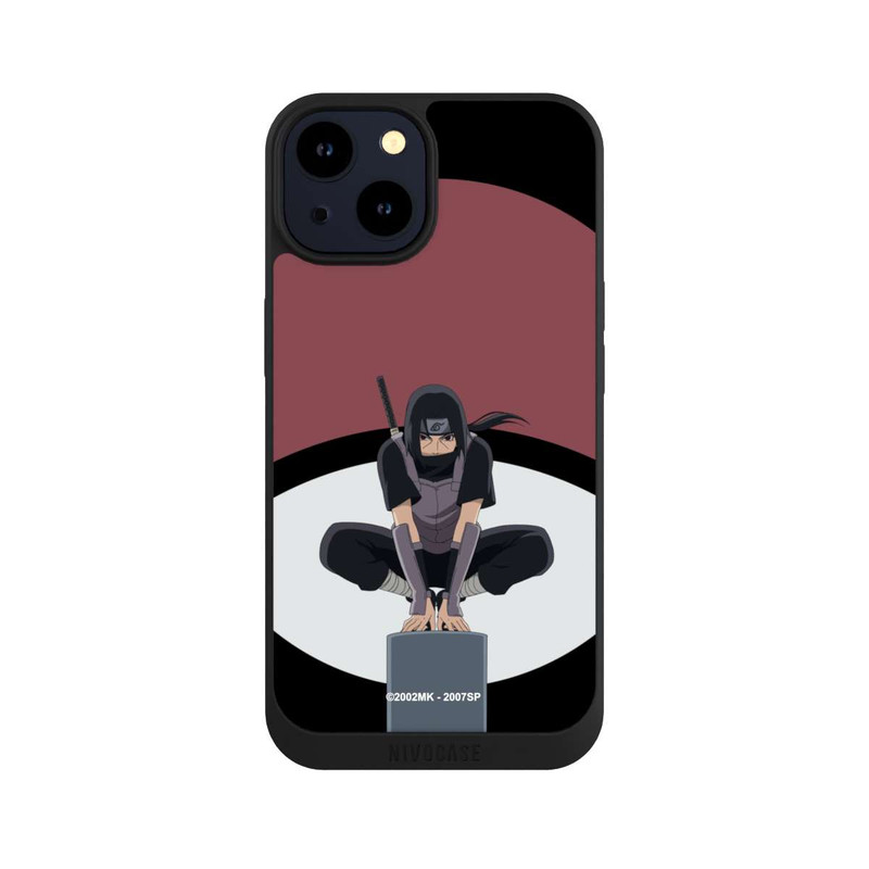 iPhone 14 NIVOpure Itachi Uchiha Symbol schwarz