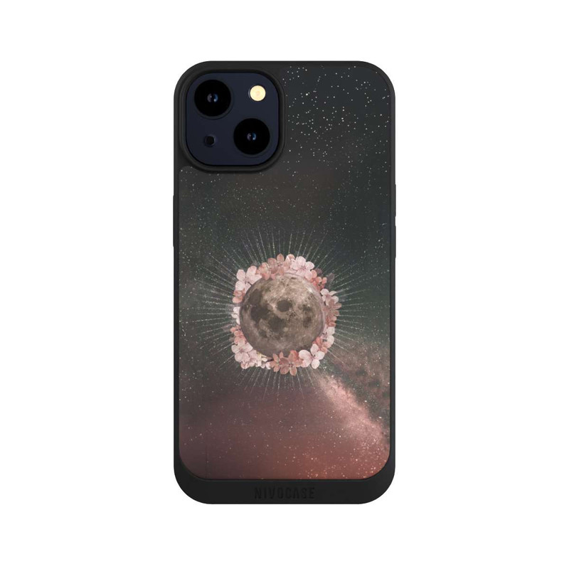 iPhone 14 NIVOpure Blumen und Mondlicht