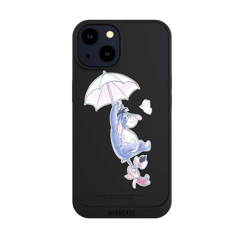 iPhone 14 NIVOpure Winnie Pooh Eeyeore Find Happiness Transparent