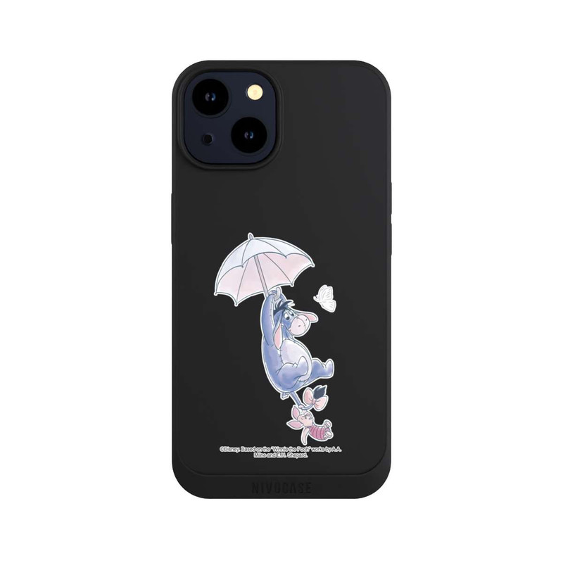 iPhone 14 NIVOpure Winnie Pooh Eeyeore Find Happiness Transparent