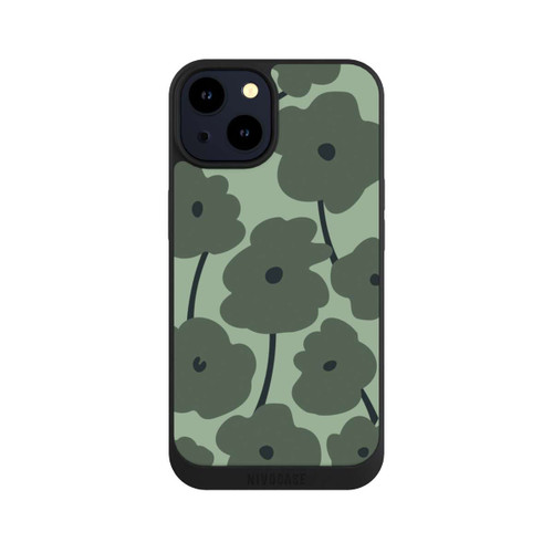 Apple iPhone 14 NIVOpure Fleurs Minimalistes Vertes