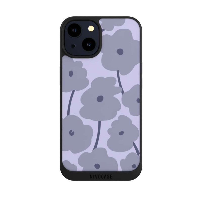 iPhone 14 NIVOpure Minimalistic Flowers Lilac
