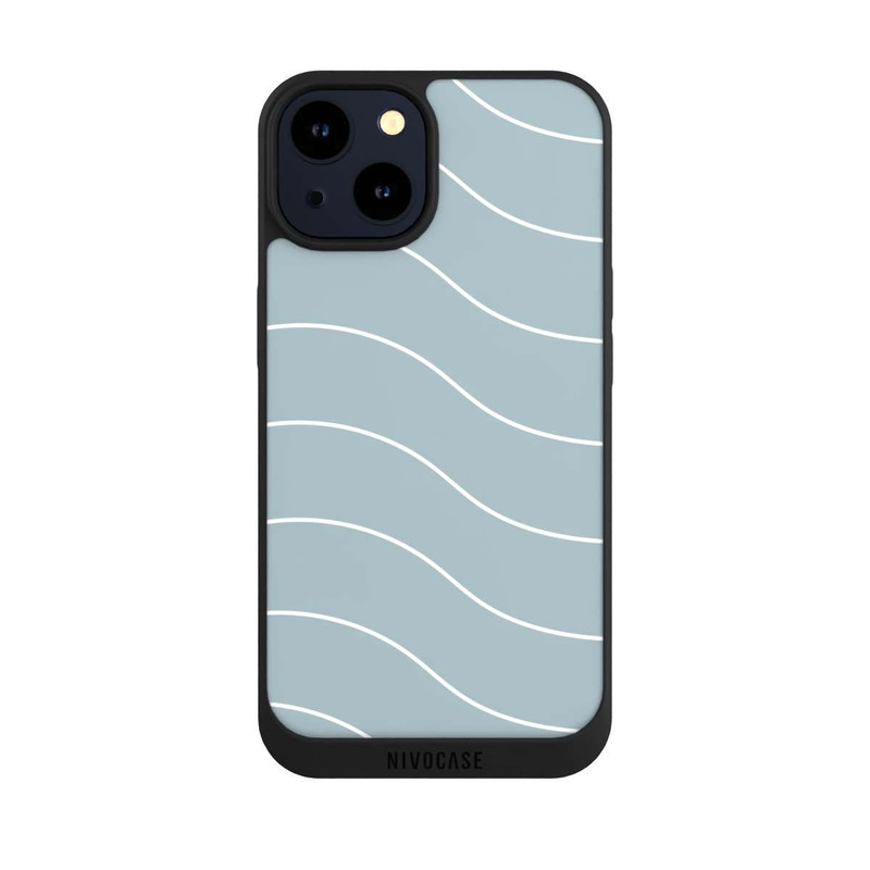 iPhone 14 NIVOpure Trendy Lines White Green