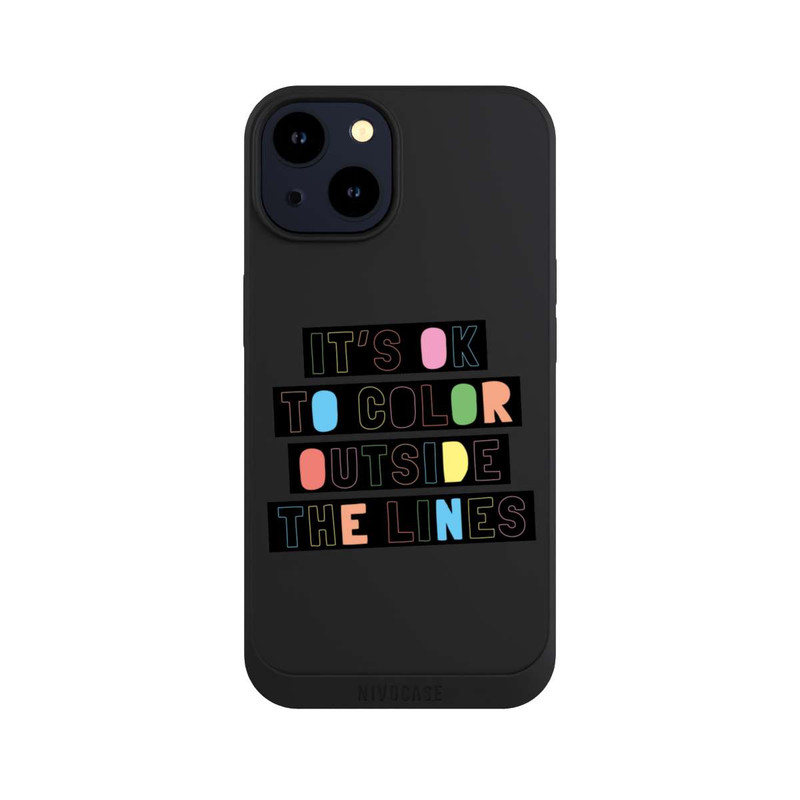 iPhone 14 NIVOpure Color Outside The Line Transparent