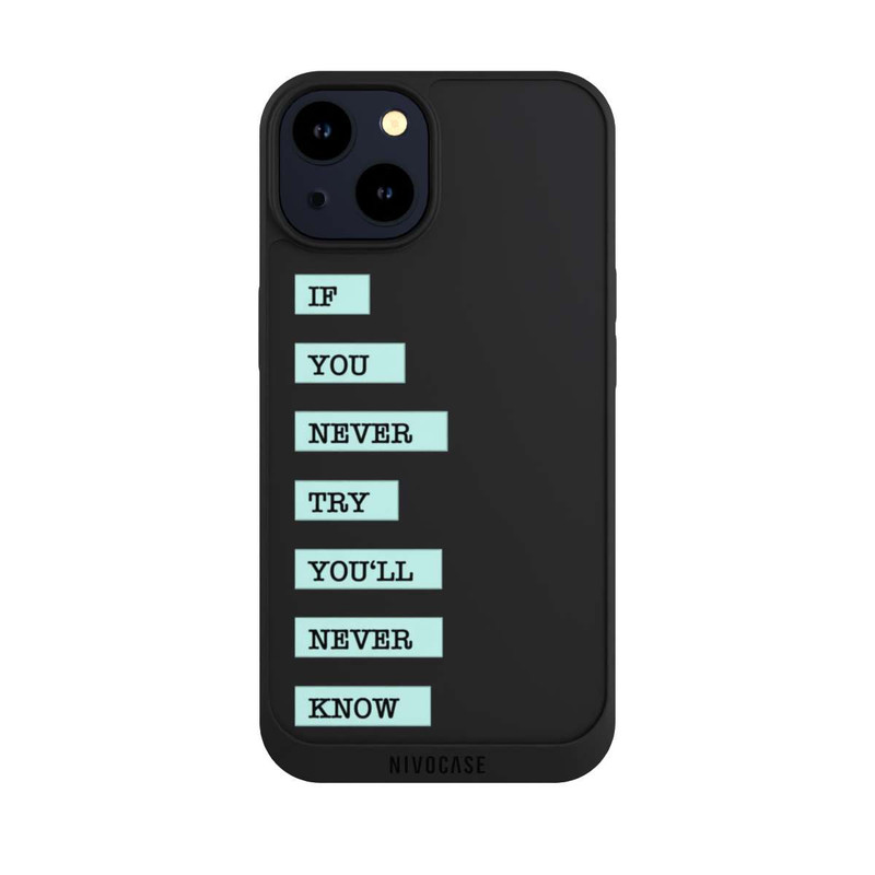 iPhone 14 NIVOpure If You Try Green Transparent