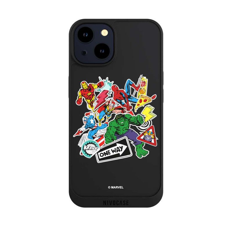 iPhone 14 NIVOpure Capitan American Shield Transparent