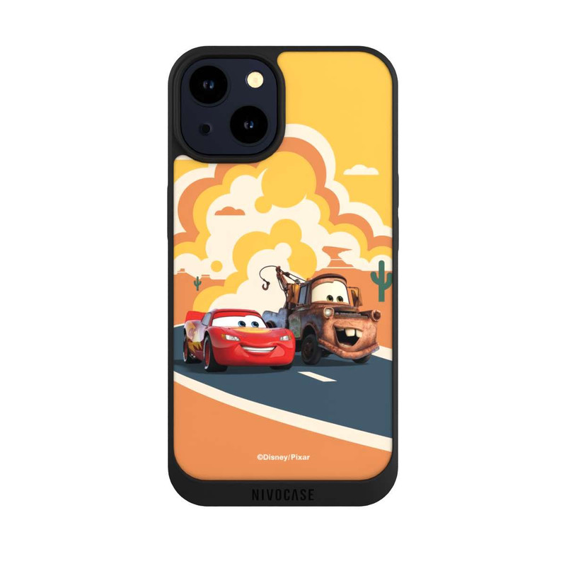 iPhone 14 NIVOpure Disney Cars Lightning McQueen Und Hook on the Road