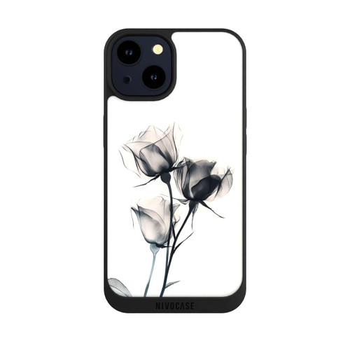 Apple iPhone 14 NIVOpure Schwarze Blume