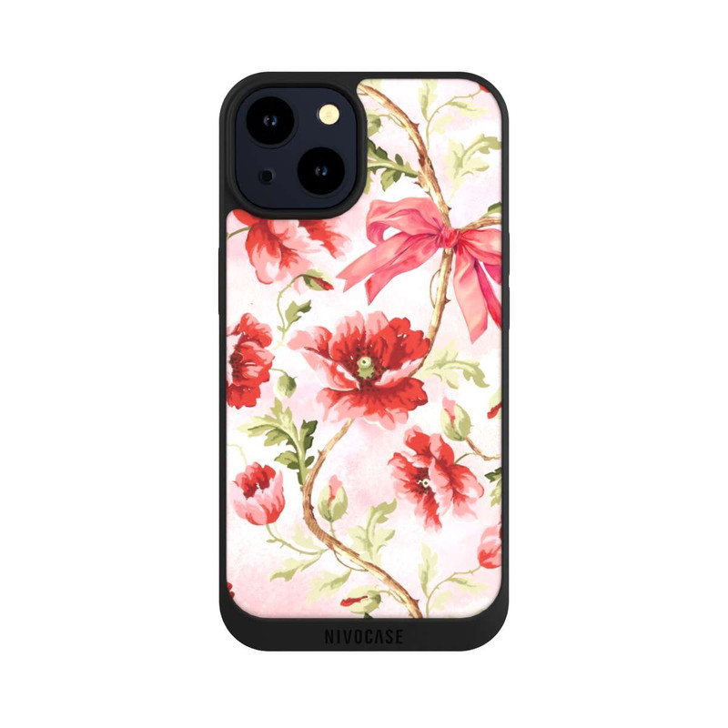iPhone 14 NIVOpure Poppies Pattern Pink