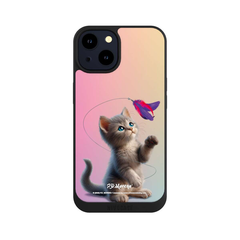 iPhone 14 NIVOpure Playing Cat with Feather