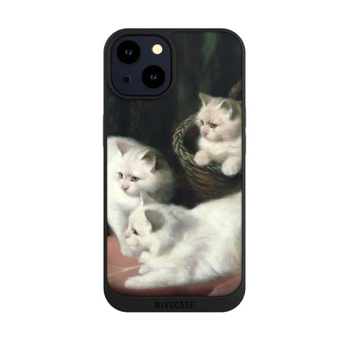 Apple iPhone 14 NIVOpure Three White Angora Kittens