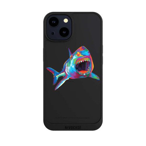Apple iPhone 14 NIVOpure Shark Pop Colour transparent