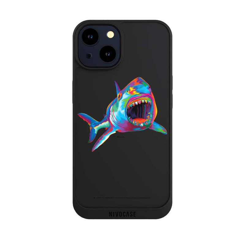 iPhone 14 NIVOpure Shark Pop Colour transparent