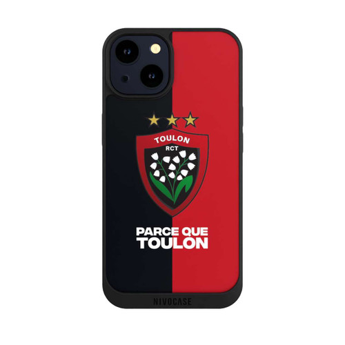 Apple iPhone 14 NIVOpure RCT Logo Rouge Noir
